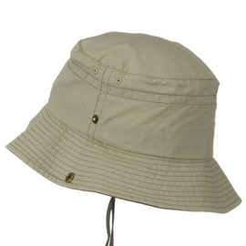 UV 50+ Sun Protection Talson Bucket Hat - Khaki Brown S-M