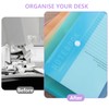SHUESS 60 Pcs Plastic Wallets A5 - A5 Plastic Wallets