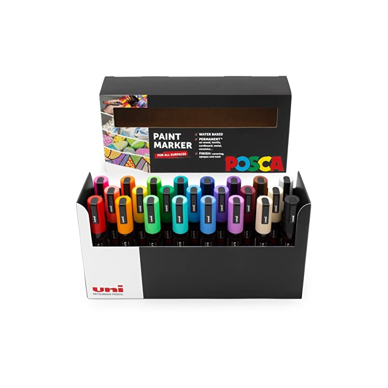 POSCA - PC-5M - Paint Marker Art Pens - 1.8-2.5mm