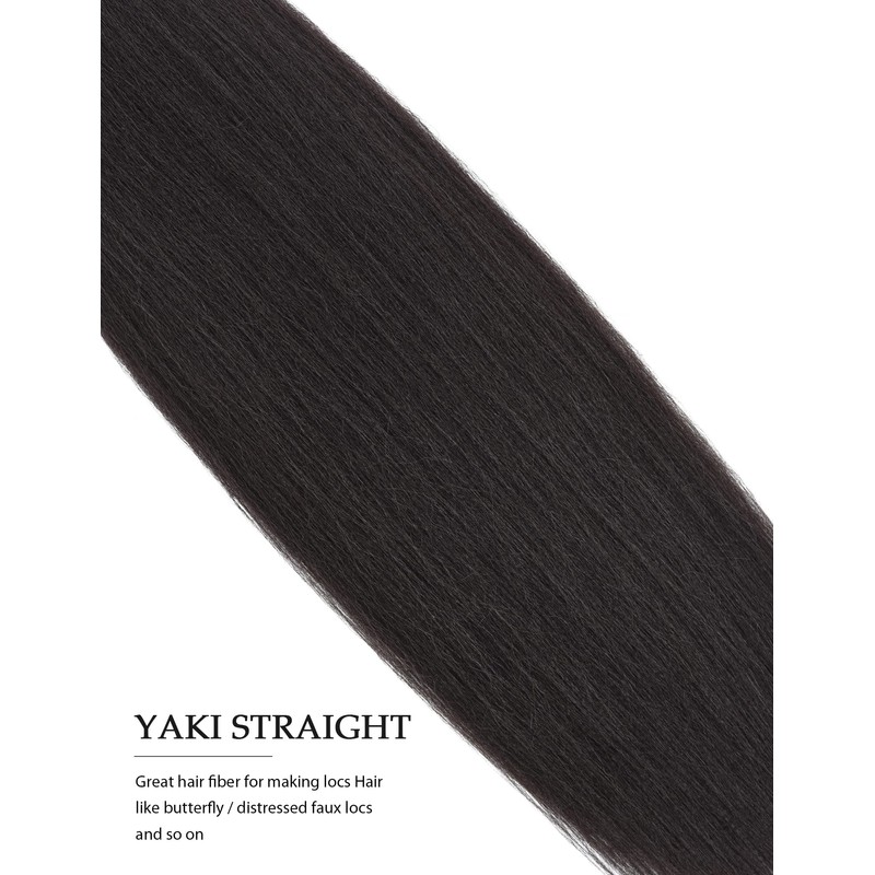 Yamel Pre Stretched Braiding Hair Natural Brown Long 24 inch