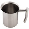 Xavax Milchkännchen zum aufschäumen von Milchschaum, Edelstahl, Silber, 400 ml