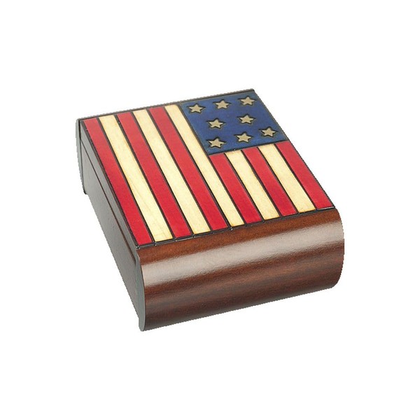 Enchanted World of Boxes American Flag - Secret Box