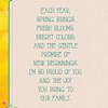 Prime Greetings Easter Card For Grandson, Made in America, Eco-Friendly,