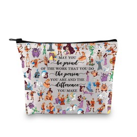 PLITI Hercules Merchandise Hercules Characters Megara Muses Pain & Panic Fans Gift Hercules Villains Inspired Makeup Bag (be Proud dalishi bagU)