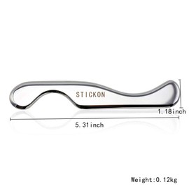 Tansozer Stainless Steel Gua Sha Massage Tools for Soft Tissue Mobilization and Reduce Muscle Pain Muscle Scrape