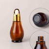 8 Pack 1oz Glass Dropper Bottles 30ml Amber Gourd Shaped