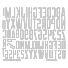 Thinlits Die Set 73PK Alphanumeric Theory by Tim Holtz