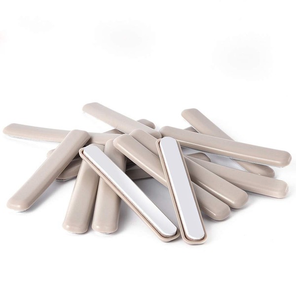 16 Pack Self-Stick Furniture Movers Sliders Strip, 1/2 x 4