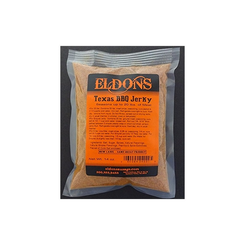 Texas BBQ Jerky Seasoning and Spice with Cure Seasons 20