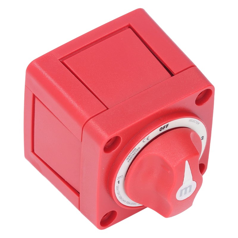 Zerodis マリンボート車トラックトレーラーrv用の300aバッテリースイッチ3ポジションデュアル回路パワーオフ切り替え絶縁体