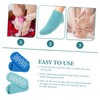 WOONEKY 2pairs Moisturizing Gel Socks of Comfortable Foot Masks for