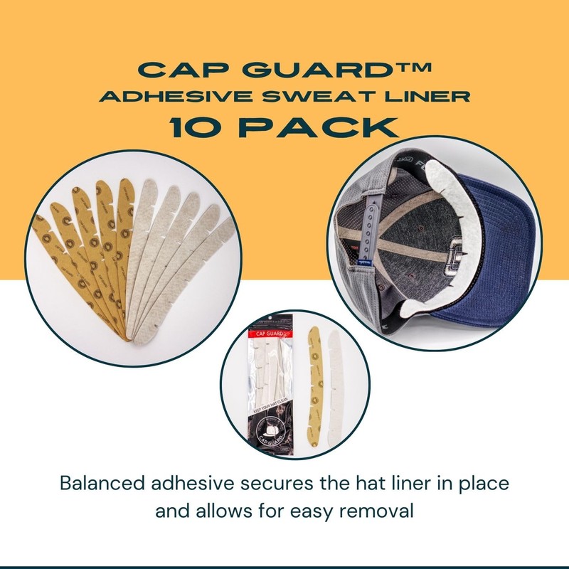 Cap Guard Hat Sweat Liner, Sweat Protector for Golf Hats