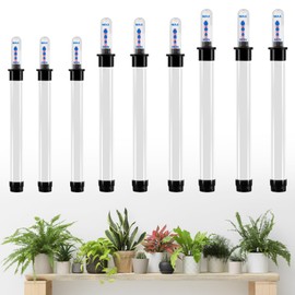 Tulov 9 Stück Wasserstandsanzeiger Pflanzen(16.5cm +20cm+22.8cm),Gießanzeiger Pflanzen,Gießanzeiger Zimmerpflanzen,Hydrokultur Pflanzen Gießanzeiger für Kulturtopf Blumenkästen Topfpflanzen