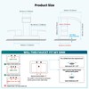 gotonovo Waterfall 4 Inch Centerset Bathroom Sink Faucet 2 Handle