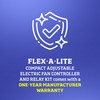 Flex-A-Lite Compact Adjustable Electric Fan Controller and Relay Kit with