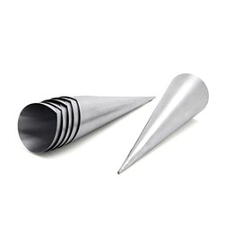 Cuisena 94647 Cream Horn Moulds, Silver 4 cm*21.5 cm* 9.5 cm