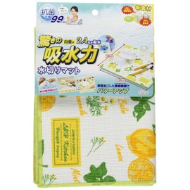 Kawasaki Corporation Table Dish Towel, Herb & Lemon, Size: 11.8 x 15.7 inches (30 x 40 cm)