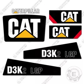 Aftermarket Fits Caterpillar D3K2 LGP Decal Kit Bulldozer Decals Tractor (Updated Style)