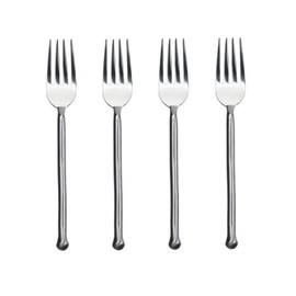 Gourmet Settings Exotique Platinum 18/10 Stainless Salad Fork (Set of Four)