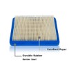 HEYZLASS 5 Pack 491588S Air Filter, Compatible with Briggs Stratton