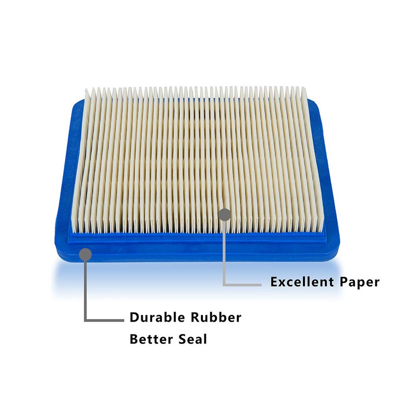 HEYZLASS 5 Pack 491588S Air Filter, Compatible with Briggs Stratton