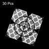 HARFINGTON 30pcs Survey Reflector Sheets 30x30mm Self-Adhesive Reflective Tape Survey