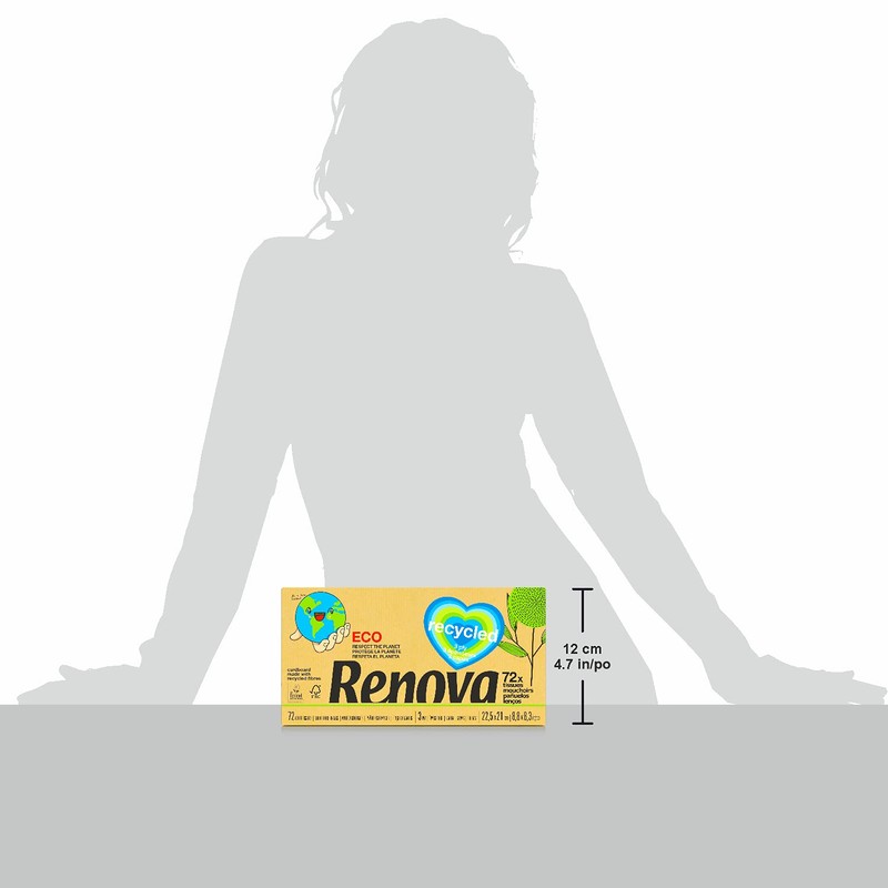 Renova Renova Recycled Facial Tissues | Box of 72 Tissues