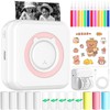 CIANBIFN Mini Printer, Mobile Photo Printer, Wireless Photo Printer, Thermal