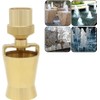 AYNEFY Fountain Spray Nozzle, G1in DN25 Brass Adjustable Water Fountain