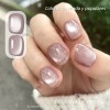 Xeijayi Light Pink Cat's Eye Gel Polish 11ml Pale Pink