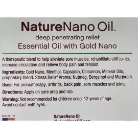 Nature Nano Deep Penetrating Essential Oil 0.27 fl oz (Pack of 1) - Exp: 6-2028