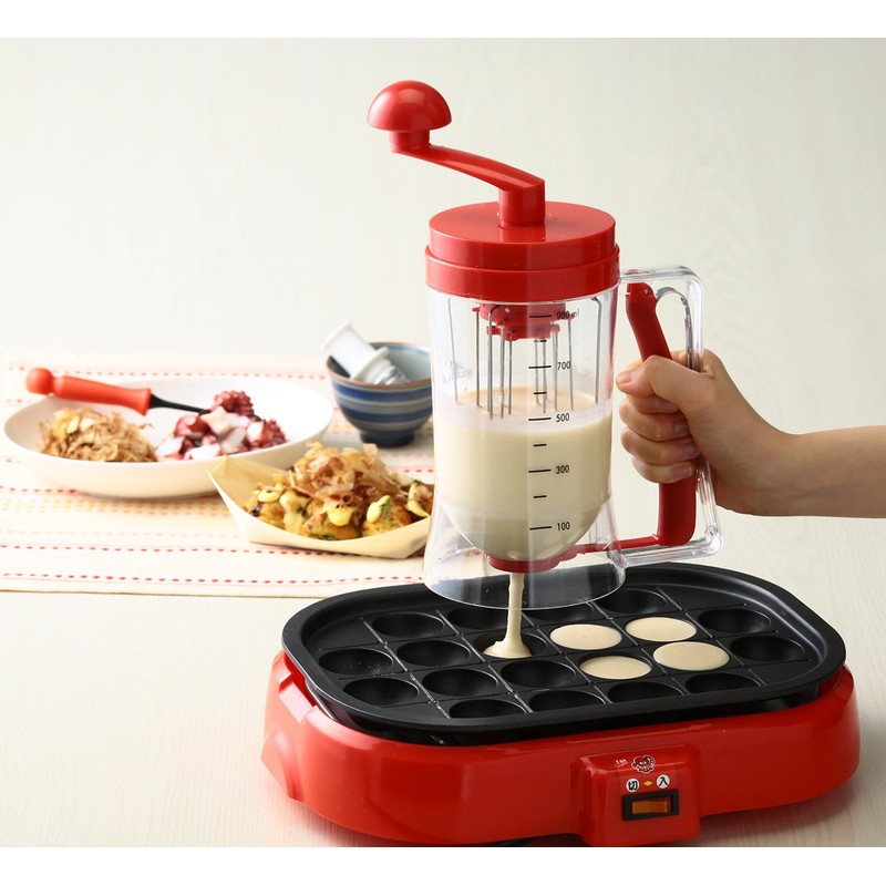 Fujisho Powder Dispenser Takoyaki Powder Dispenser Master 900ml Stirring Device