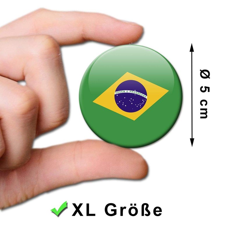 Brazil Flag Fridge Magnet Countries Travel Souvenir Flag Brazil for