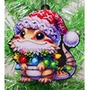 Generic Bearded Dragon Santa Ornament