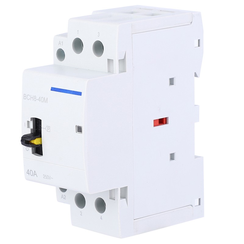 BCH8-40M 2P 40A Household AC Contactor DIN Rail Mount with