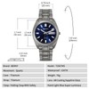BERNY Titanium Watch for Men Japanese Quartz Movement Titanium Analog