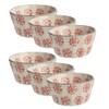 Tranquillo Set of 6 Baking Cups Muffin Mould Retro Red