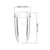 QWORK Pack of 2 32 oz Juicer Cups Replacement Parts