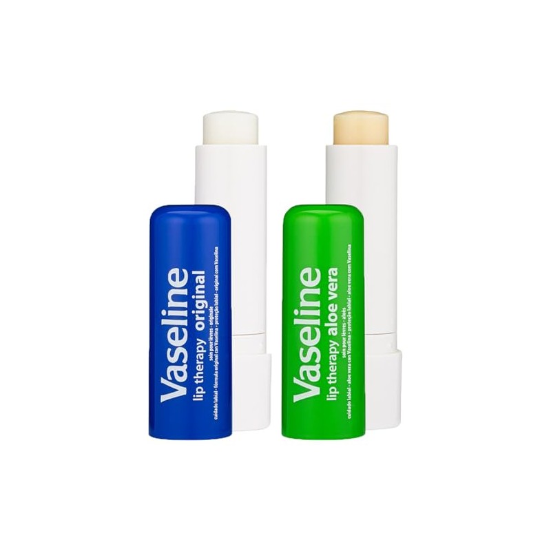 Vaseline Paquete de 4 variedades de terapia de labios, bálsamo