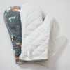 Oven Mitts Set of 2 with Transparent Clear Silicone Shell