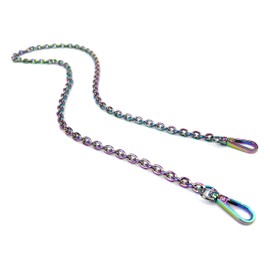 VersaKits - Cadena de metal para bolso de cadena de repuesto para bandolera y axilas, Arco iris, 24''