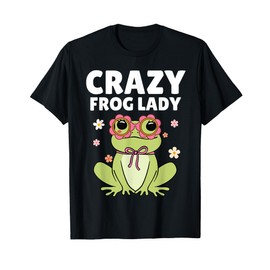 Cute Frog Design For Women Girls Teens Frog Amphibian Lover T-Shirt