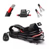 ASEMI LED Light Bar Wiring Harness Kit 2 Leads 20AWG