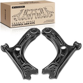 A-Premium 2 x Front Lower Control Arm, with Bushing, Compatible with Volkswagen Passat 2012-2021, Beetle 2012-2019