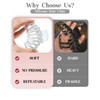 3 Pcs Silicone Hair Clips Flexible Claw Clips for Women