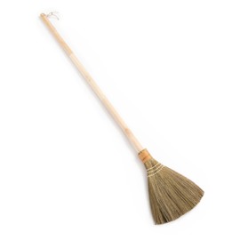 TTS For Home Handmade Whisk Sweeping Broom - Vietnamese Soft Straw Broom for Cleaning - Decorative 9.45" Width, 52.37" Length