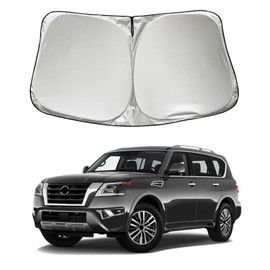 SZYUCHEN Car Windshield Sun Shade Sunshade Compatible with Nissan Armada 2025 2024 2023 2022 2021 2020-2017 Accessories, Car Front Window Sun Shield Visor