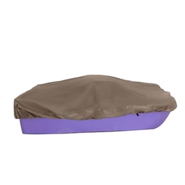 munirater Khaki Pedal Boat Cover Heavy Duty 3 or 5 Person Paddle Boat Protector Replacement for Pedal Boat Pelican Boat Monaco Boat 115 L x 80 W