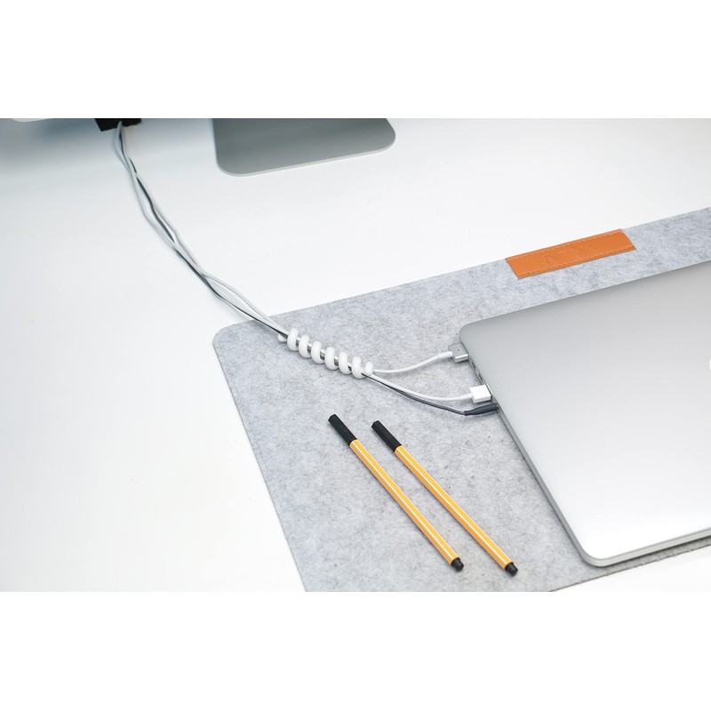 Hicab Mobile Cable Bundler and Cable Holder Spiral, Pack of