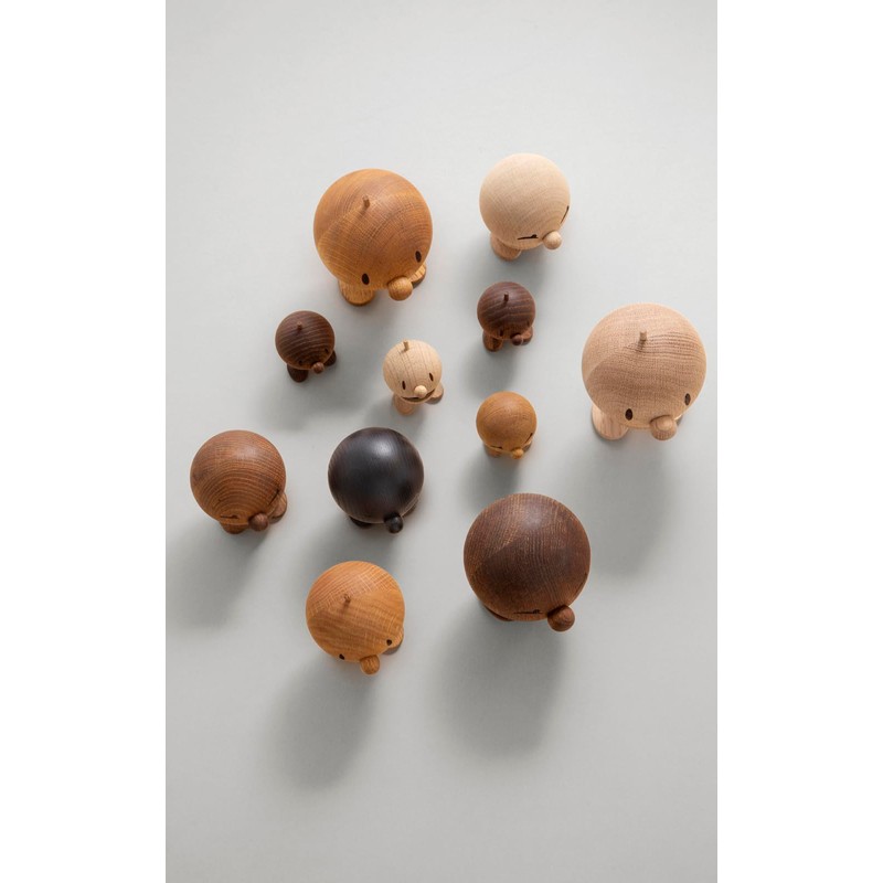 Hoptimist Bimble, Wooden Decoration, Bobble Figure & Lucky Charm Made